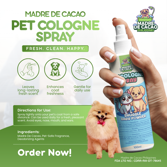 Pet Cologne Spray Snuggle Baby Powder