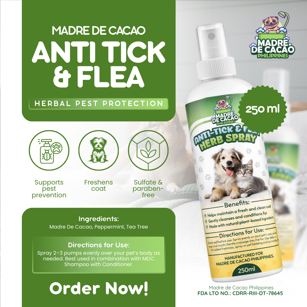 Anti-Tick and Flea Herb Spray